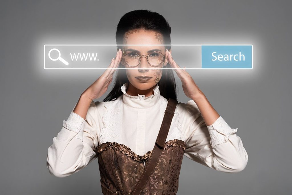 Woman racking her brain over Google's Organic Search Suppression